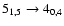 $5_{1,5}\rightarrow 4_{0,4}$