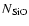 $N_{\rm SiO}$