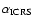 $\alpha_{\rm ICRS}$