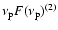 $\nu_{\rm p} F(\nu_{\rm p})^{(2)}$