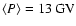 $\langle P\rangle
= 13~{\rm GV}$
