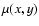 $\mu(x,y)$