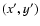 $(x^\prime,y^\prime)$