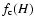 $f_{\rm c}(H)$