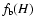 $f_{\rm b}(H)$