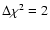 $\Delta\chi^2=2$
