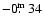 $-0\hbox{$.\!\!^{\rm m}$ }34$