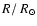 $R/\mbox{~$R_{\odot}$\/}$