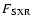 $F_{\rm SXR}$