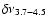 $\delta \nu _{3.7-4.5}$