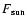 $F_{\rm sun}$