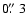 $0{\hbox{$.\!\!^{\prime\prime}$ }}3$
