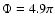 $\Phi =4.9\pi $
