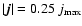 $\vert\vec{j}\vert=0.25~j_{\rm max}$