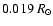$0.019~R_\odot$