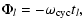 $\displaystyle \Phi_l=-\omega_{\mbox{\scriptsize cyc}}t_l,$