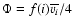$\Phi=f(i)\overline{v_i}/4$