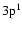 $\rm 3p^1$