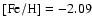 $\rm [Fe/H] = -2.09$