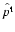 $\hat{p^{\rm t}}$