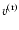 $v^{\rm (r)}$
