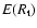 $E(R_{\rm t})$