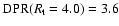 ${\rm DPR}(R_{\rm t}=4.0)=3.6$
