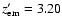 $z'_{\rm em} = 3.20$