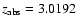 $z_{\rm abs}= 3.0192$