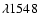 $\lambda 1548$