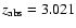 $z_{\rm abs}=3.021$