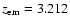 $z_{\rm em}= 3.212$