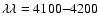 $\lambda\lambda = 4100{-}4200$