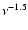$\nu^{-1.5}$