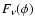 $F_\nu(\phi)$