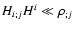 $H_{i;j} H^i \ll {\rho}_{;j}$