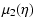 $\displaystyle {\mu}_2(\eta)$