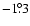 $-1\fdg3$