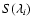 $S(\lambda_i)$