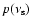 $p(\nu_{\rm s})$