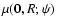 $\mu(\vec{0},R;\psi)$