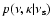 $p(\nu, \kappa \vert \nu_{\rm s})$