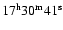 $17^{\rm h}30^{\rm m}41^{\rm s}$