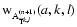 ${\rm w}_{{\rm A}^{(n+1)}_{\widehat{{\rm T}}^{k,l}}}(a,k,l)$