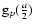 ${\rm g}_p(\frac{a}{2})$