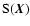 ${\rm S}(\vec{X})$
