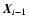 $\vec{X}_{i-1}$
