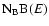 ${\rm N}_{\rm B}{\rm B}(E)$