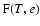 ${\rm F}(T,e)$