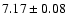 $7.17\pm0.08$